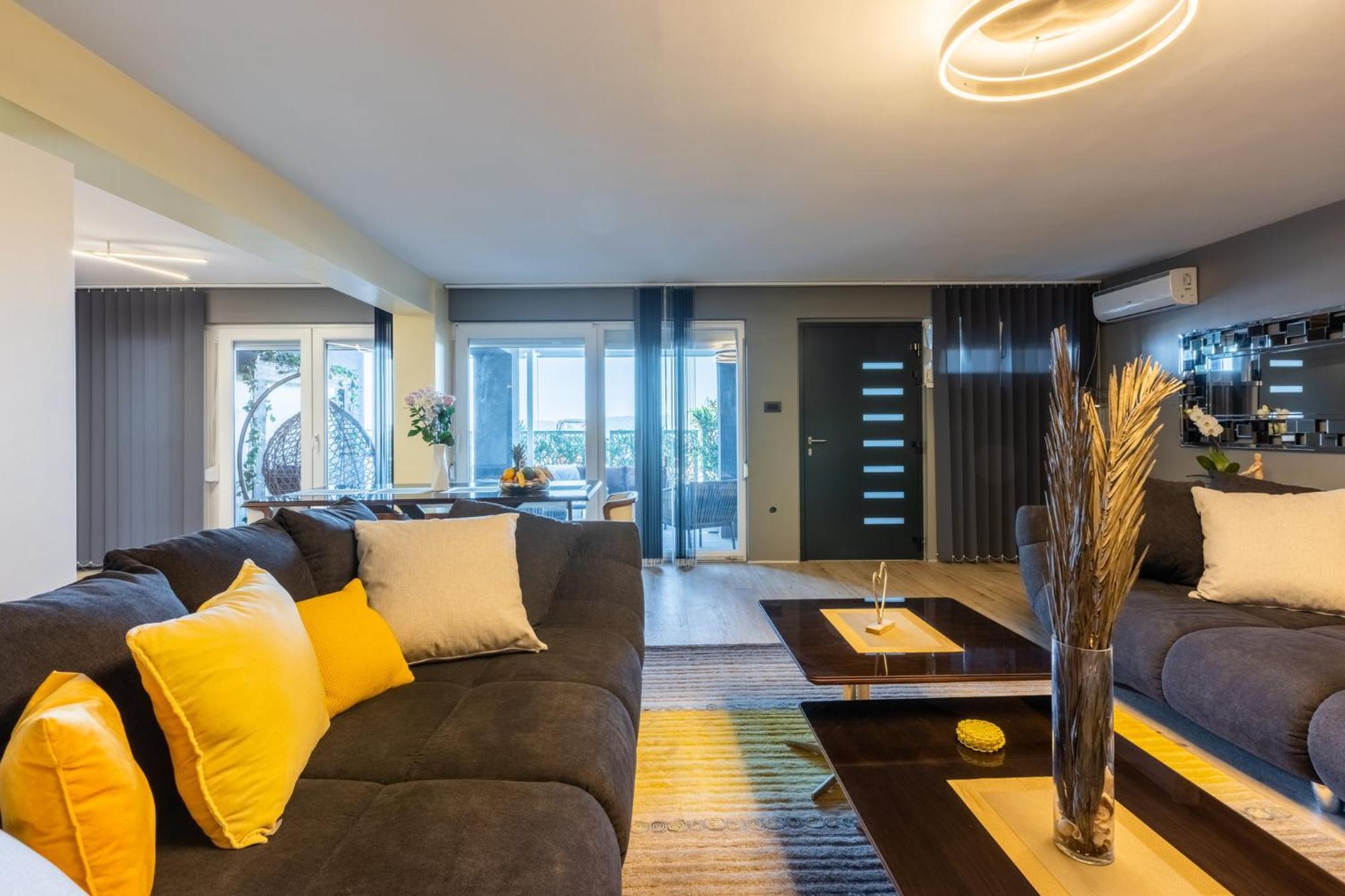 Panoramica Apartment With Whirlpool Crikvenica Exterior foto