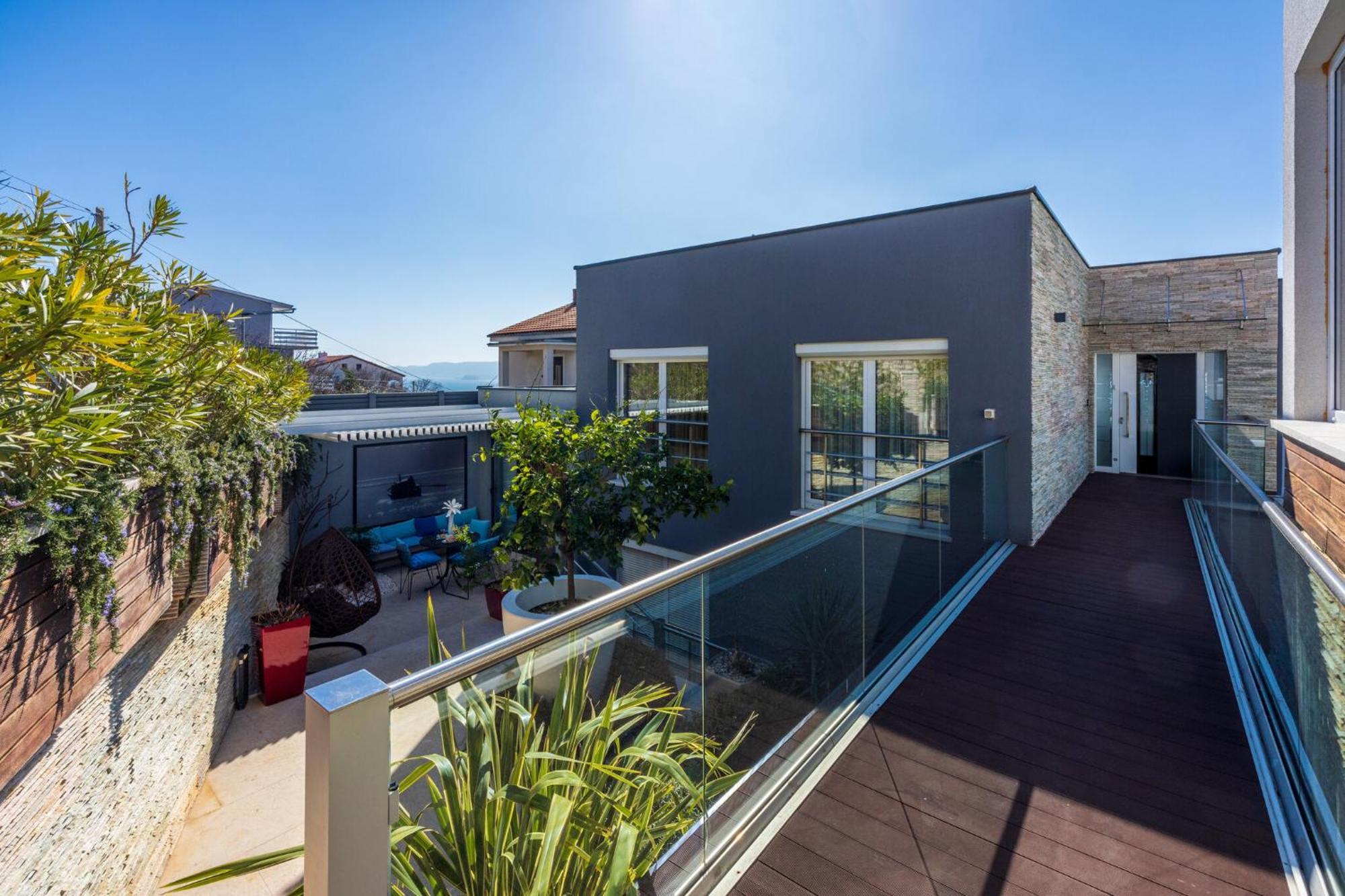 Panoramica Apartment With Whirlpool Crikvenica Exterior foto