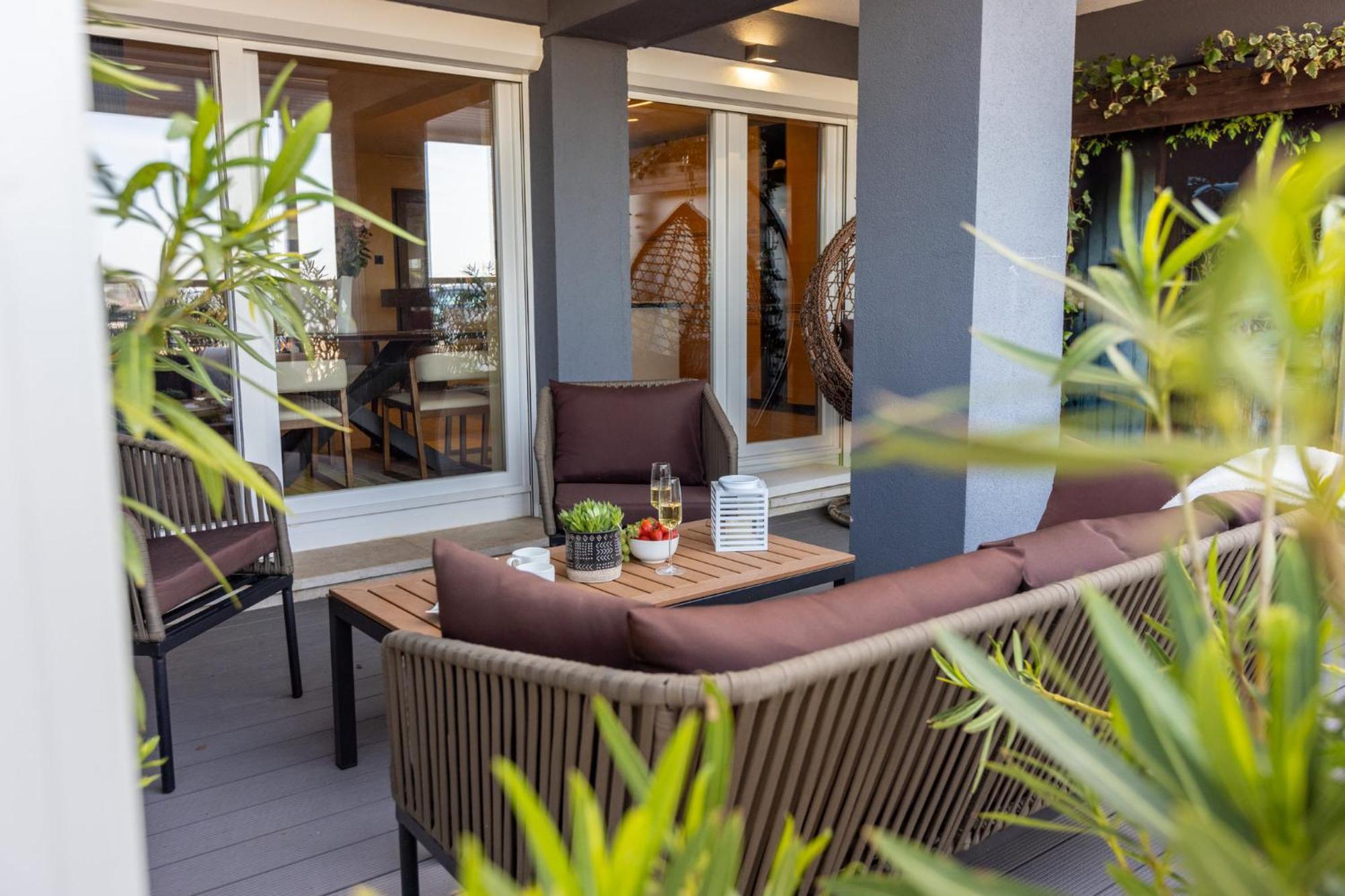 Panoramica Apartment With Whirlpool Crikvenica Exterior foto