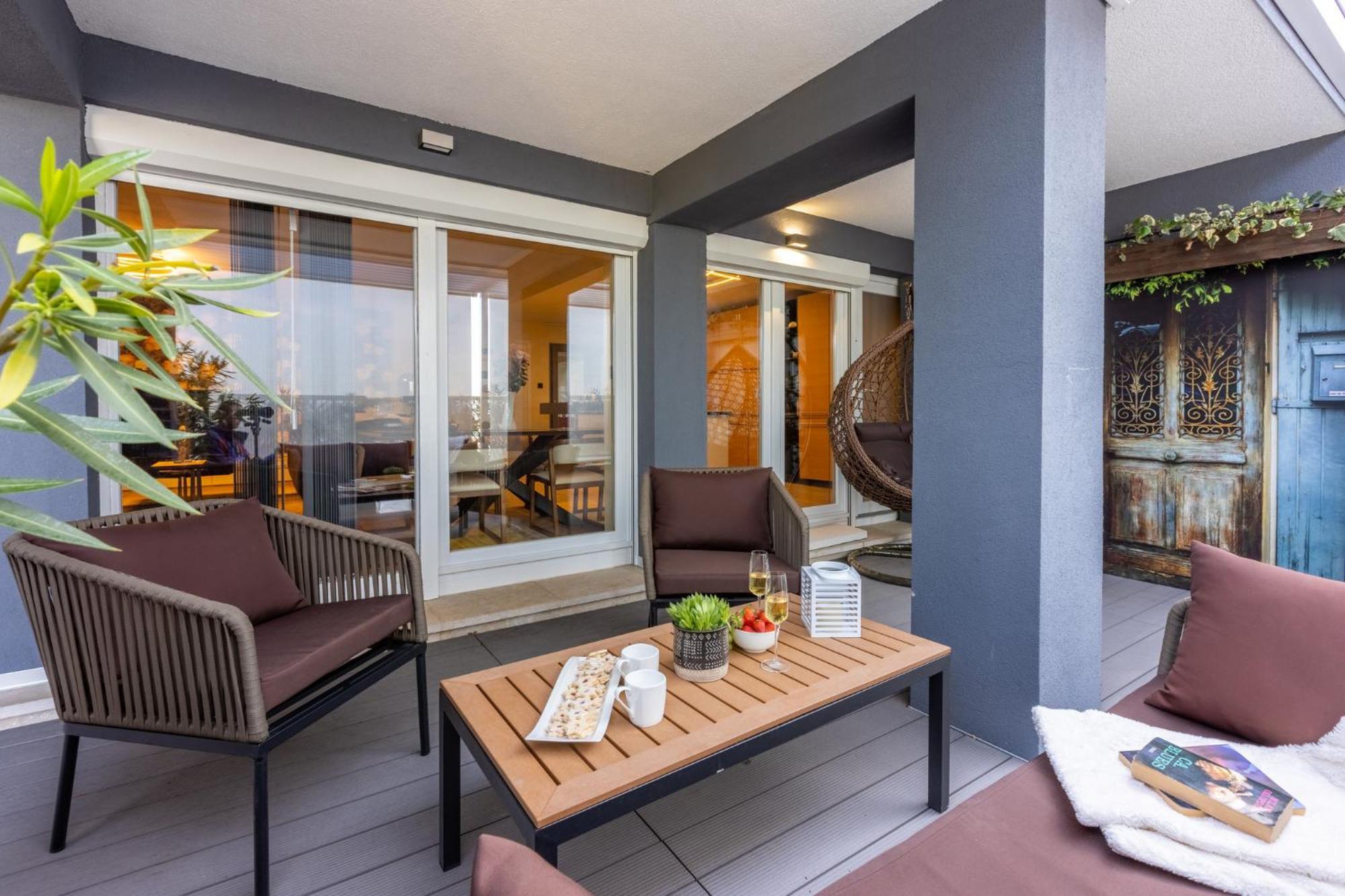 Panoramica Apartment With Whirlpool Crikvenica Exterior foto