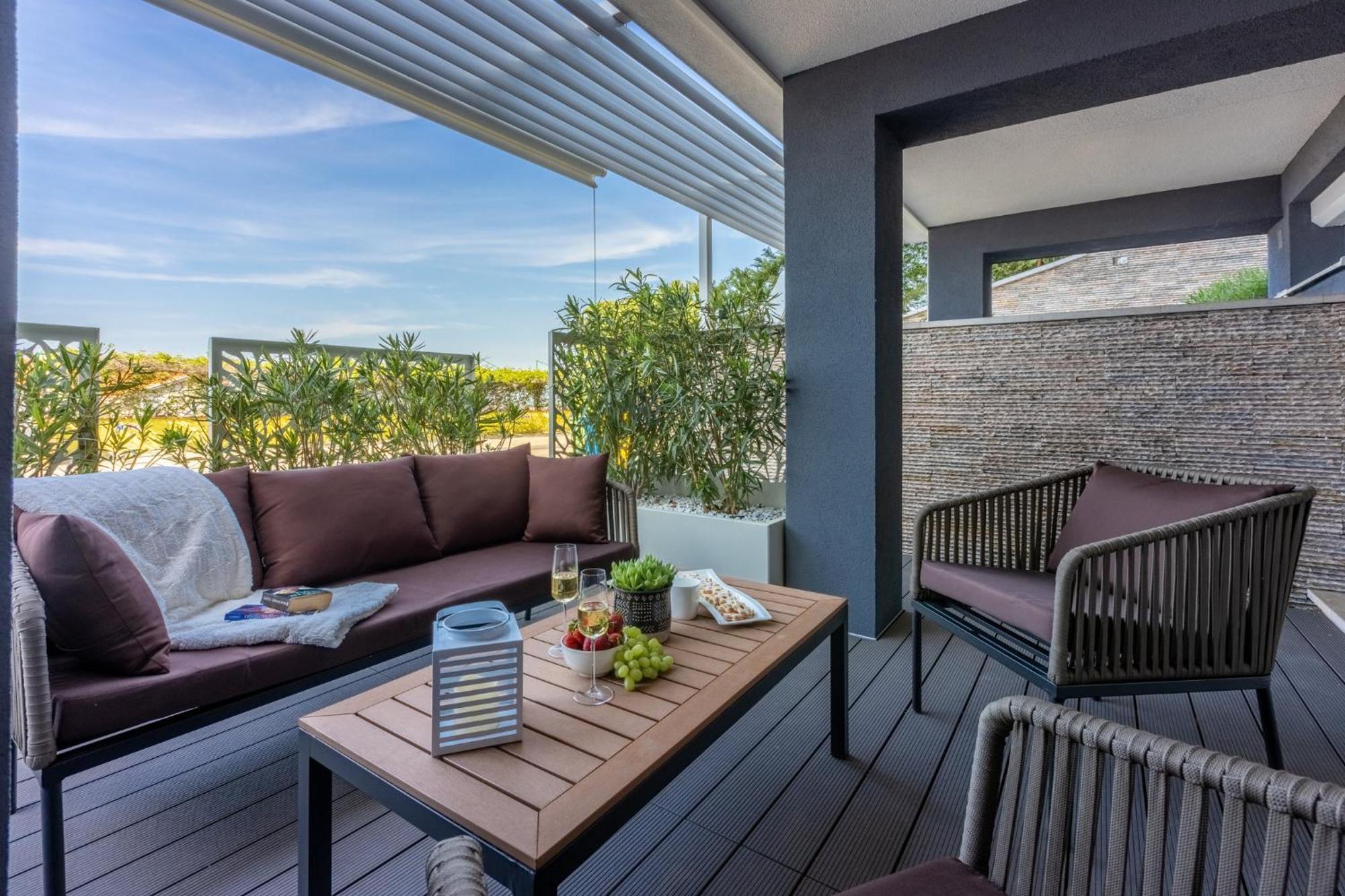 Panoramica Apartment With Whirlpool Crikvenica Exterior foto